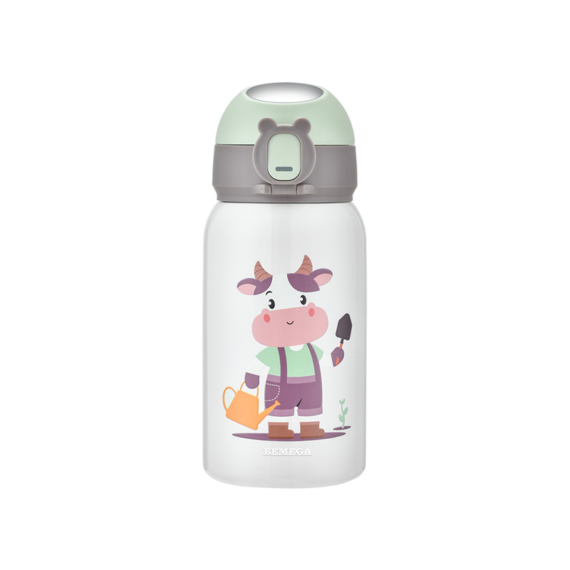 BMG-7413 Cartoon Design Stainless Steel Water Bottle for Kids
