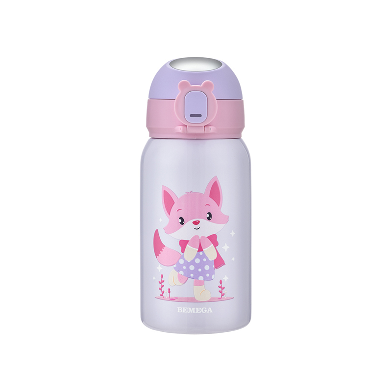 BMG-7413 Cartoon Design Stainless Steel Water Bottle for Kids