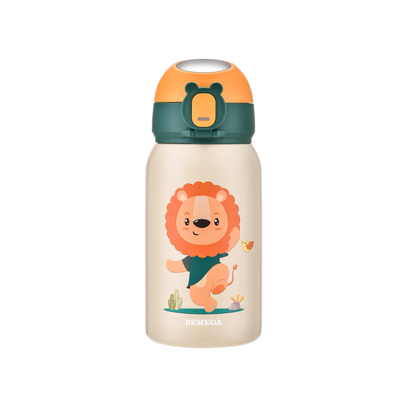 BMG-7413 Cartoon Design Stainless Steel Water Bottle for Kids